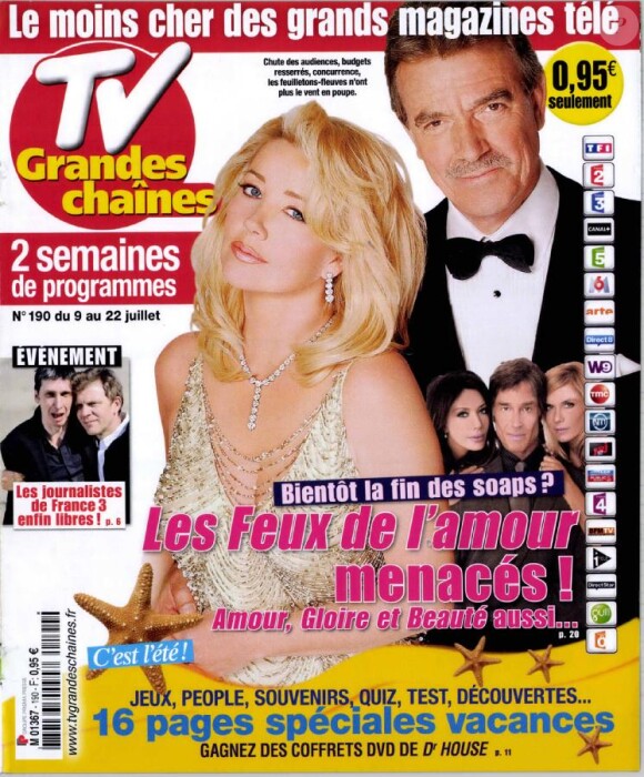 TV Grandes chaînes, en kiosque le lundi 4 juillet 2011.
