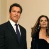 Maria Shriver et Arnold Schwarzenegger, à Washington, le 22 février 2009.