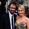 J.K. Rowling et son mari lors de l'avant-première mondiale de Harry Potter et les Reliques de la mort - partie II à Londres le 7 juillet 2011