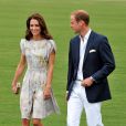 Le prince William et Kate Middleton ont épaté la galerie lors d'un match de polo à but caritatif à Santa Monica. Le 9 juillet 2011. Un match remporté par l'équipe du prince. 