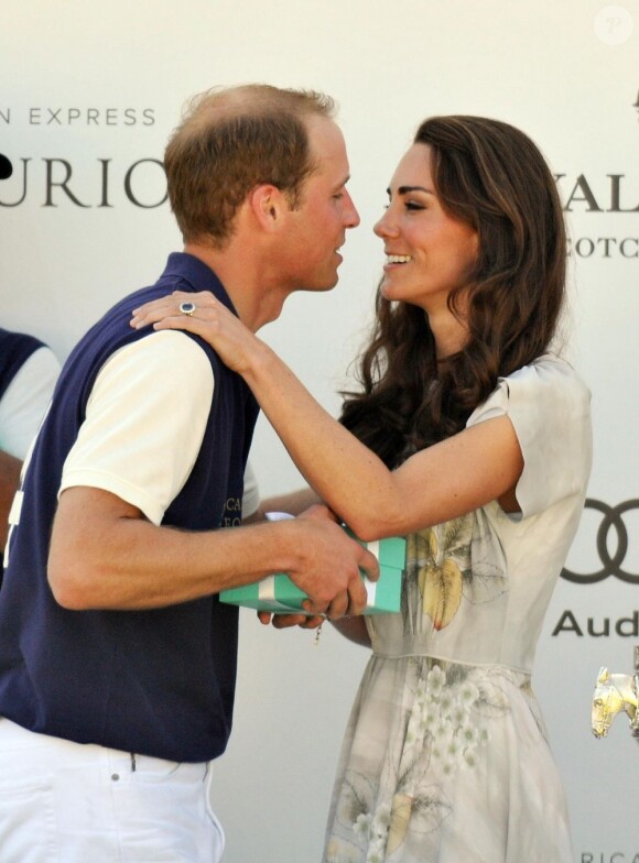 Le prince William et Kate Middleton ont épaté la galerie lors d'un match de polo à but caritatif à Santa Monica. Le 9 juillet 2011. Un match remporté par l'équipe du prince.