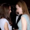 Le prince William et Kate Middleton ont rencontré les vedettes d'Hollywood lors des BAFTAs à Los Angeles le 9 juillet 2011. Ici, avec Nicole Kidman