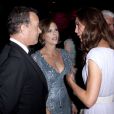 Le prince William et Kate Middleton ont rencontré les vedettes d'Hollywood lors des BAFTAs à Los Angeles le 9 juillet 2011. Ici, avec Tom Hanks et son épouse 