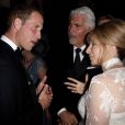 Le prince William et Kate Middleton ont rencontré les vedettes  d'Hollywood lors des BAFTAs à Los Angeles le 9 juillet 2011. Ici, avec Barbra Streisand 