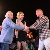 En Italie au festival du film d'Ischia, Sting et sa femme ont récompensé Gino Paoli