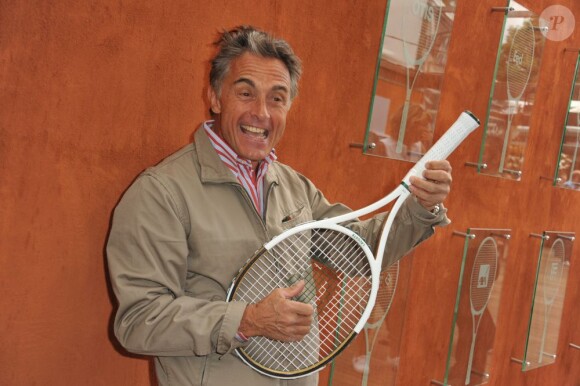 Gérard Holtz à Roland-Garros en 2011.