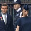 David Beckham et sa femme Victoria lors du mariage de Kate et William, à Londres, le 29 avril 2011.