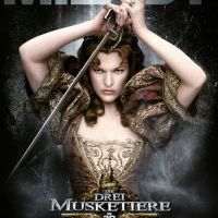 Milla Jovovich, belle et dangereuse Milady, s'affiche avec les 3 Mousquetaires