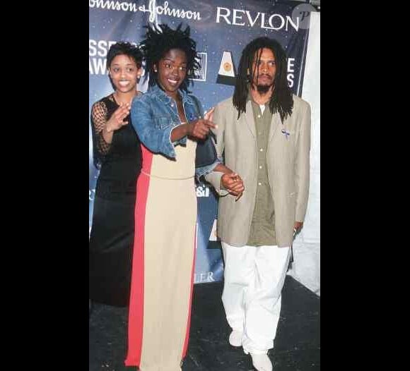 Lauryn Hill et Rohan Marley en mai 99 à New York