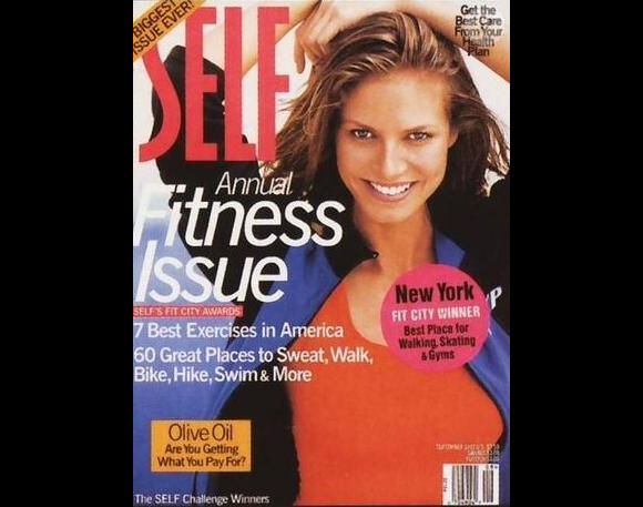 Heidi Klum en couverture du magazine SELF en septembre 1997.