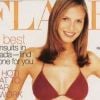 Heidi Klum en couverture du magazine canadien Flare en juillet 1998.