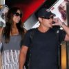 Nick Lachey et Vanessa Minnillo arrivent à l'aéroport de Los Angeles le 25 juillet 2011