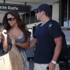 Nick Lachey et Vanessa Minnillo arrivent à l'aéroport de Los Angeles le 25 juillet 2011