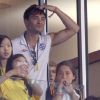L'acteur anglais de Gossip Girl Ed Westwick est venu applaudir David Beckham et l'équipe des MLS All Stars contre Manchester United. New York, 27 juillet 2011