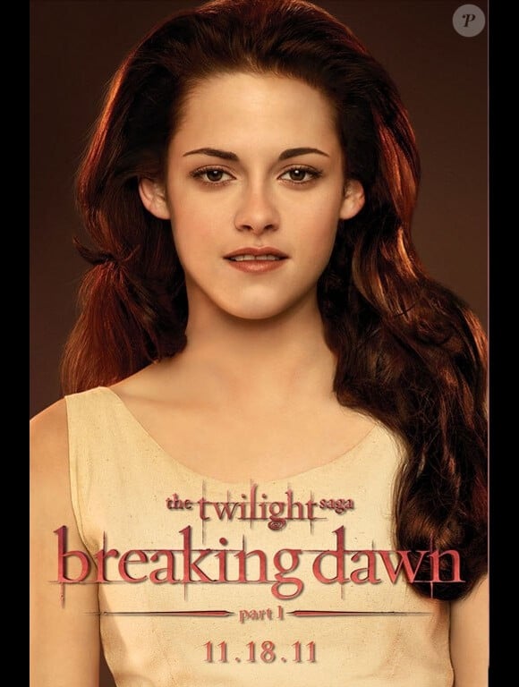 Affiche du film Twilight - chapitre IV : Révélation (partie I), avec Kristen Stewart