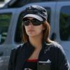 Casquette sur la tête et lunettes de soleil sur le nez, Eva Longoria se rend à la salle de sport à West Hollywood, le 25 juillet 2011.