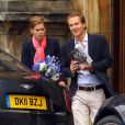  La princesse Beatrice d'York et son petit ami Dave Clark au Palace d'Holyroodhouse à Edimbourg après la cérémonie  de mariage  de Mike Tindall et Zara Phillips à Edimbourg le 31 juillet 2011 
 &nbsp; 