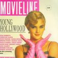 Drew Barrymore à 17 ans en couverture du magazine  MovieLine  de mars 1992. 