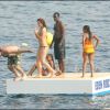 Andy Garcia saute à l'eau, et sa fille prie pour lui - mai 2007 au Cap d'Antibes