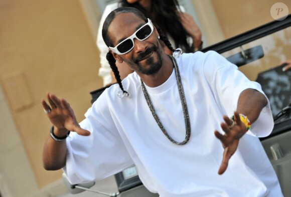 Jean-Roch et Snoop Dogg tournent à Saint-Tropez, sur la Place de Lices leur nouveau clip, le 3 août 2011