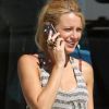 Blake Lively sur le tournage de Gossip Girl le 5 août 2011 à Los Angeles