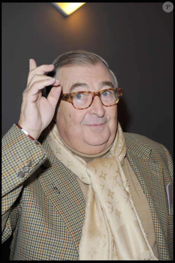 Henri Tisot à Paris, le 15 octobre 2009. Le comédien et imitateur est mort à l'âge de 74 ans le 6 août 2011.