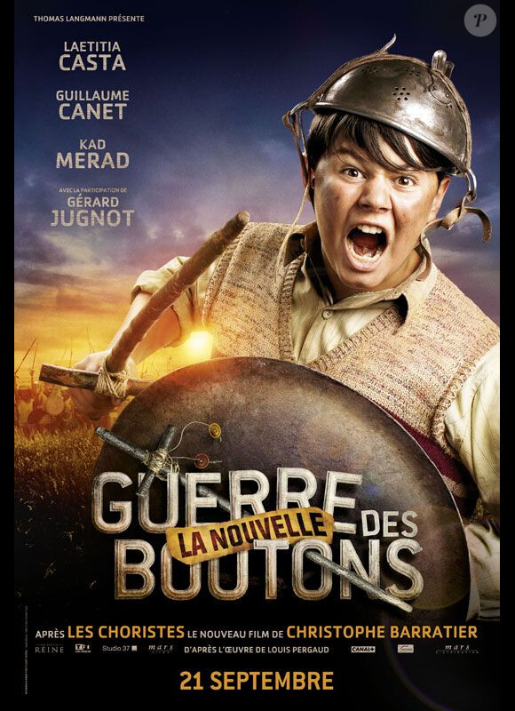 Affiche du film La Nouvelle Guerre des boutons, réalisation concurrente de La Guerre des boutons de Yann Samuell