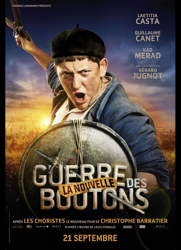 Affiche du film La Nouvelle Guerre des boutons, réalisation de Christophe Barratier