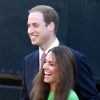 Kate Middleton et son époux William le 29 juillet 2011, à la veille du mariage de Zara Phillips, en Ecosse.