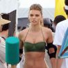 AnnaLynne McCord sur le tournage de 90210 à Seal Beach (Los Angeles), le 10 août 2011.