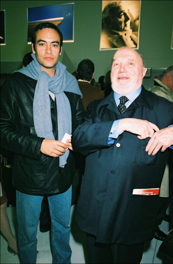 Anthony Delon et son parrain Georges Beaume en 2004