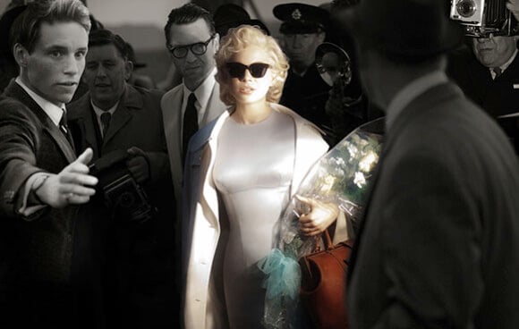 Michelle Williams dans la peau de Marilyn Monroe dans le film My Week with Marilyn
