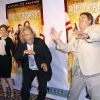 Julianne Moore, Jeff Bridges et John Goodman lors de la soirée célébrant la sortie en Blu-ray de The Big Lebowski le 16 août 2011