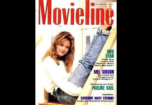 Juillet 1989 : l'actrice Meg Ryan réalise sa première couverture pour le magazine MovieLine. 