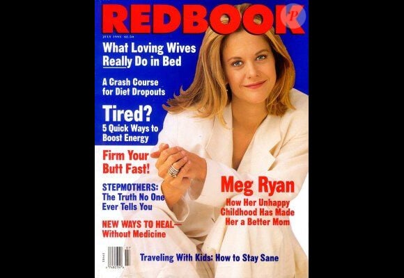 Juillet 1993 : Meg Ryan pose en couverture du magazine Redbook.