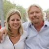 Richard Branson et sa fille Holly en avril 2011 à Londres pour le marathon