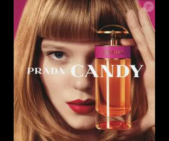 Léa Seydoux dans la campagne Candy de Prada