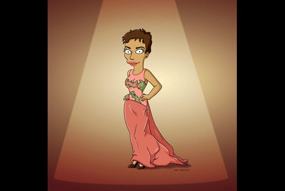 Halle Berry et sa robe des Oscars dans les Simpson !
