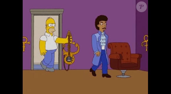 Prince dans les Simpson !