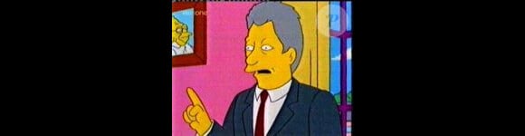 Bill Clinton dans les Simpson !