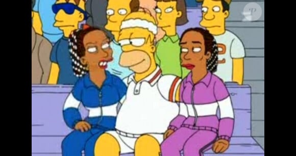 Les soeurs Williams dans les Simpson !
