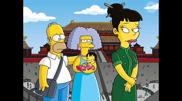 Lucy Liu dans les Simpson !