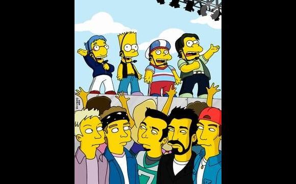 Les N'Sync dans les Simpson !