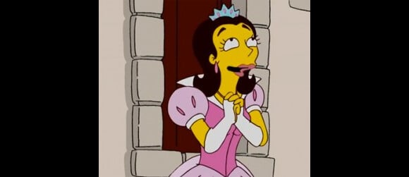 Anne Hathaway en princesse, dans les Simpson !