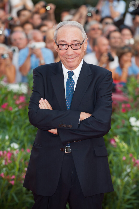 André Téchiné lors de l'avant-première du film Les Marches du pouvoir en ouverture du festival de Venise le 31 août 2011