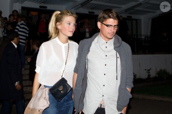 Josh Hartnett et sa chérie Sophia Lie à Oslo le 14 août 2011