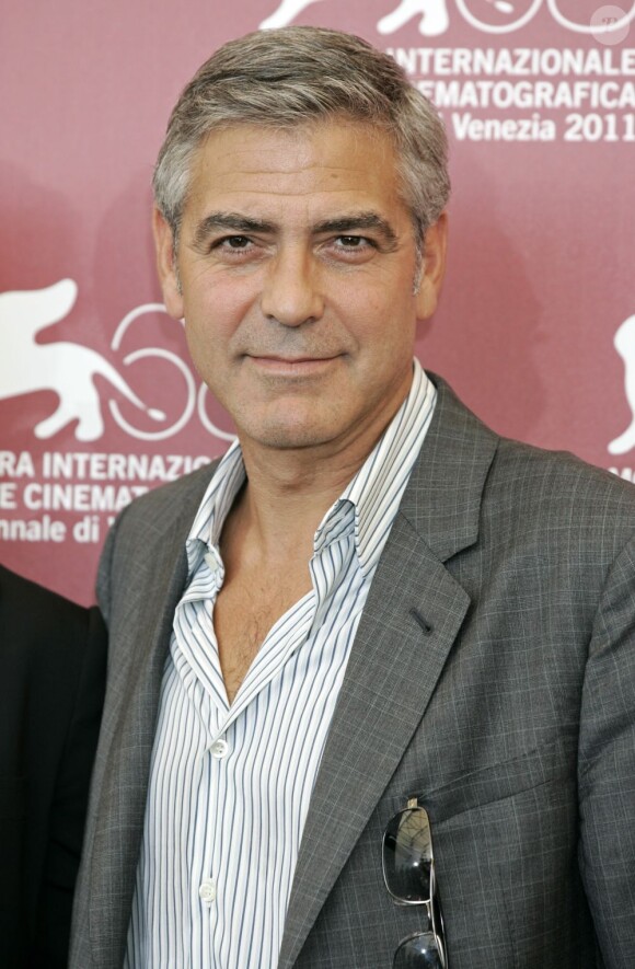 L'acteur George Clooney lors du photocall pour Les Marches Du Pouvoir, lors de la Mostra De Venise. Le 31 août 2011.