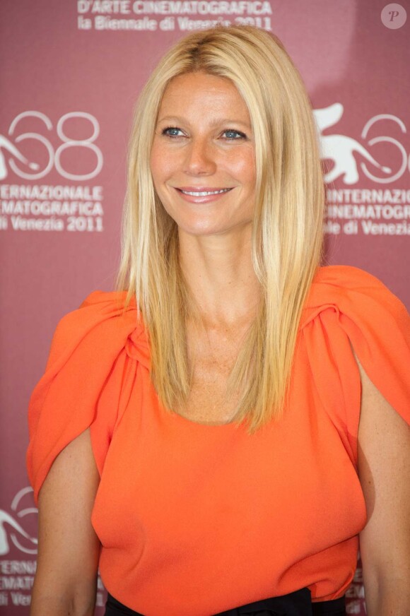 Gwyneth Paltrow, photocall pour le film Contagion, à Venise, le 3 septembre 2011.