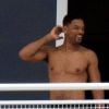 Will Smith et le rappeur Trey Songz à Miami le 19 août 2011