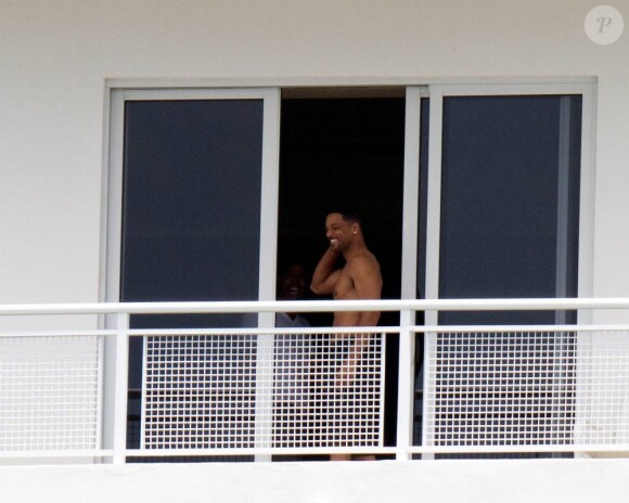 Will Smith à Miami le 19 août 2011